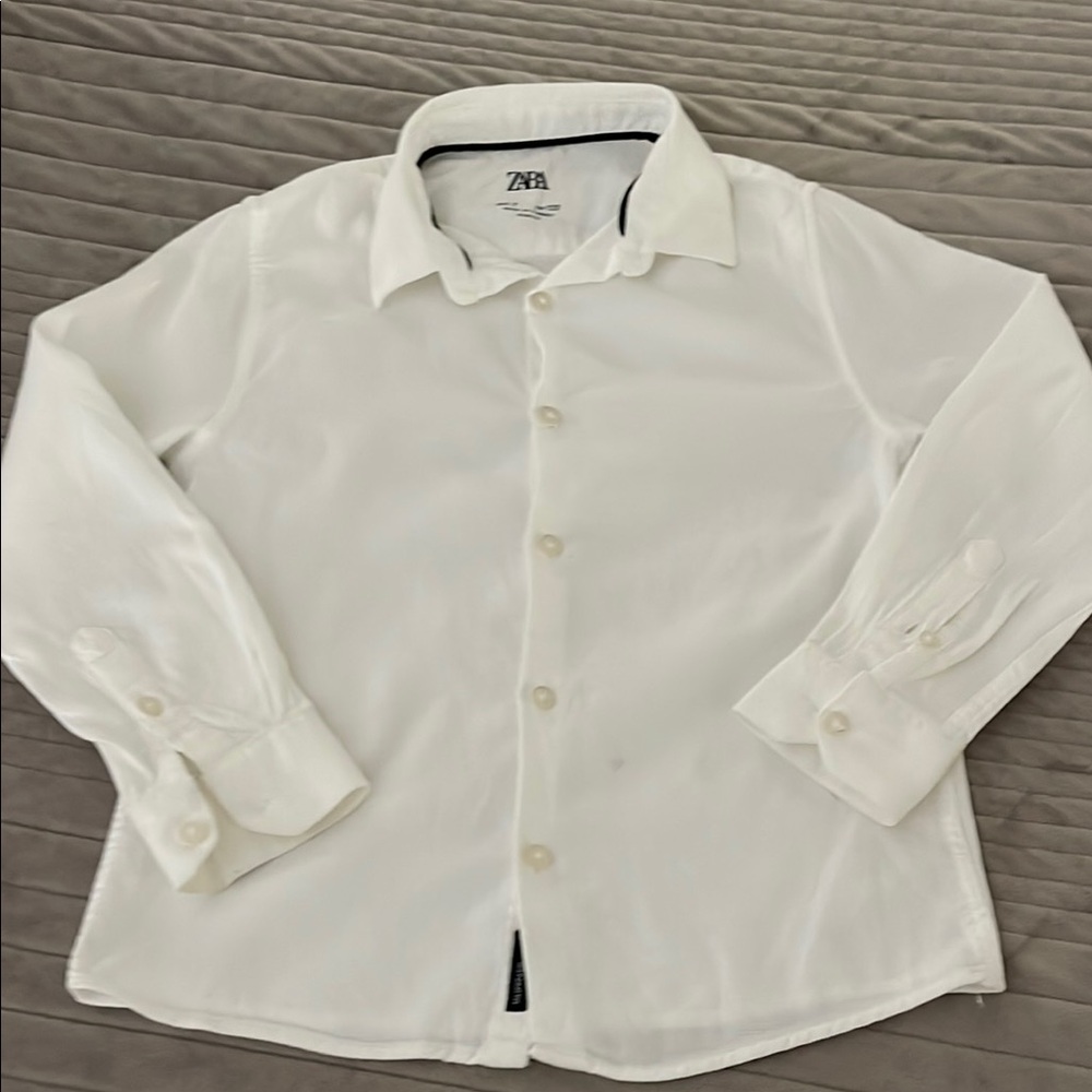 Zara Boy White Shirt